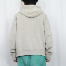 画像3: POLO Ralph Lauren ネイティブ柄切り替え スウェットジップパーカー L (3)