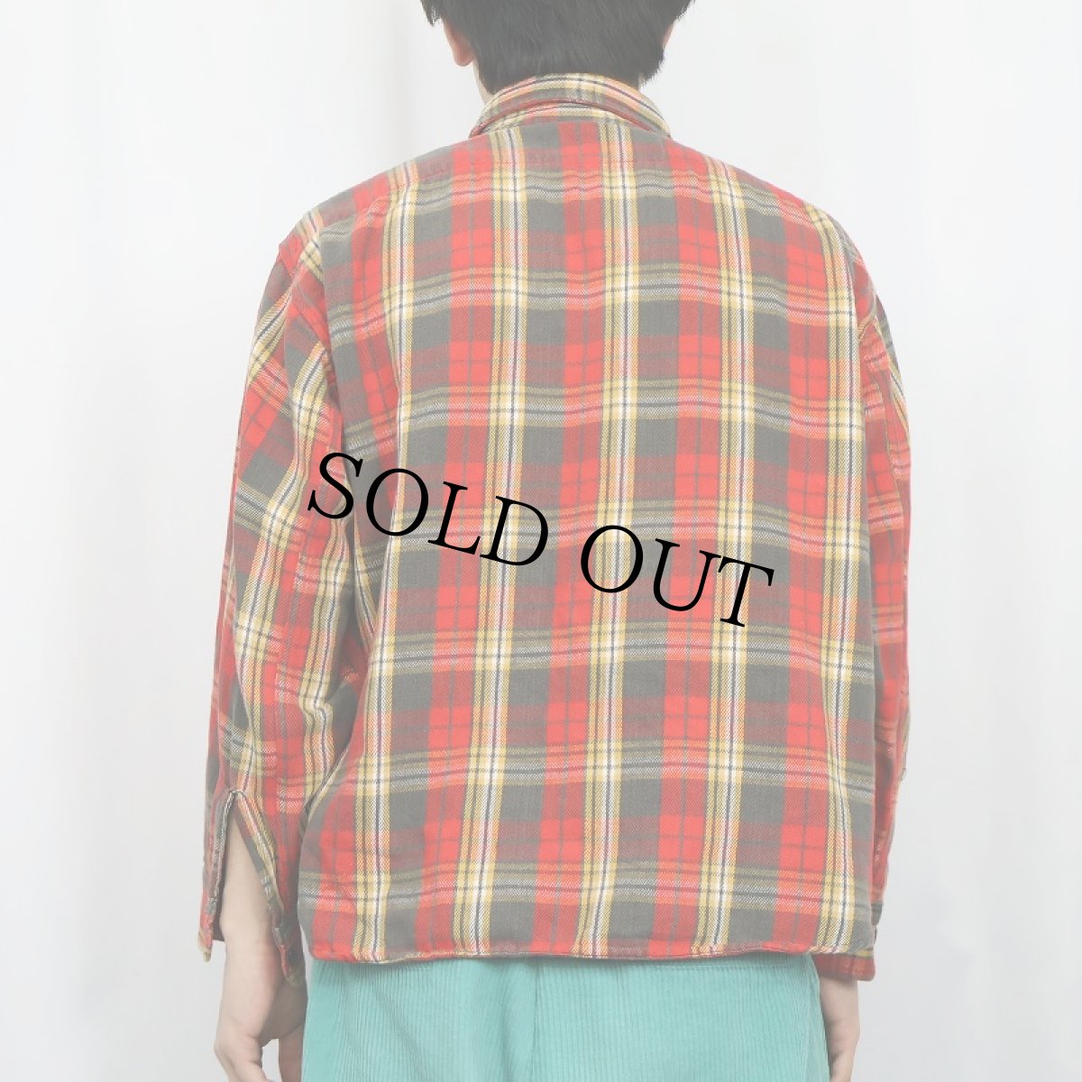 画像3: 〜80's チェック柄 ヘビーネルシャツ (3)