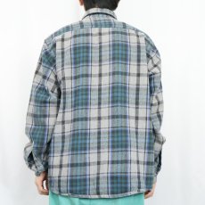 画像3: 90's MIGHTY-MAC チェック柄 ヘビーネルシャツ XL (3)