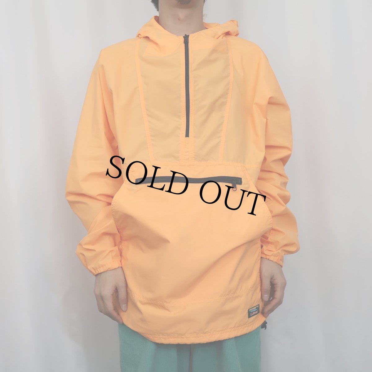 画像2: 80's L.L.Bean USA製 ナイロンアノラックパーカー M (2)