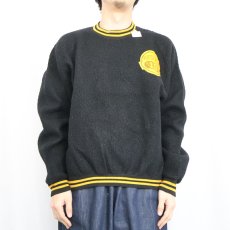 画像2: 60's CHAMPION PRODUCTSタグ ボアスウェット BLACK L (2)