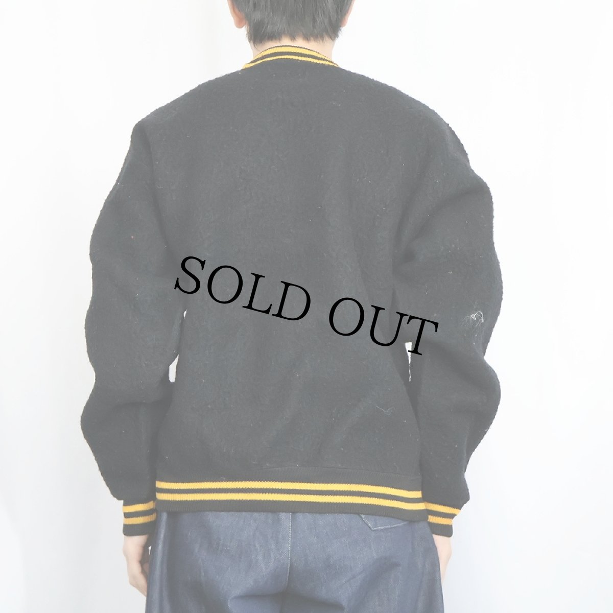 画像3: 60's CHAMPION PRODUCTSタグ ボアスウェット BLACK L (3)