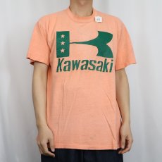 画像2: 70〜80's Kawasaki ロゴプリントTシャツ XL (2)