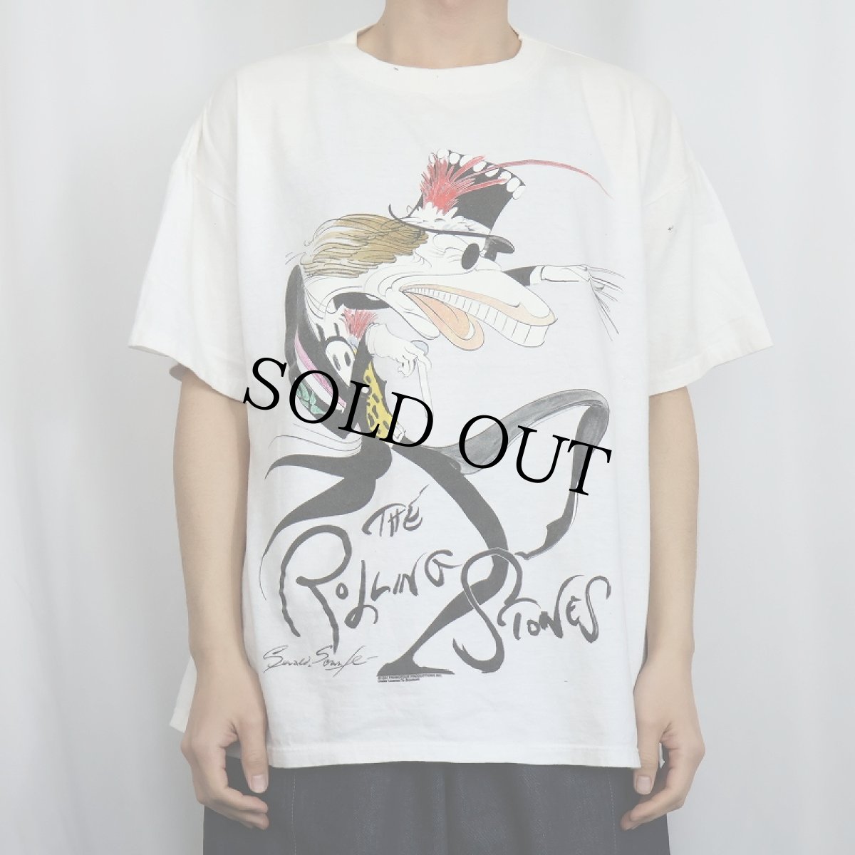 画像3: 90's The Rolling Stones USA製 "Gerald Scarfe Voodoo Lounge" ロックバンドTシャツ L (3)