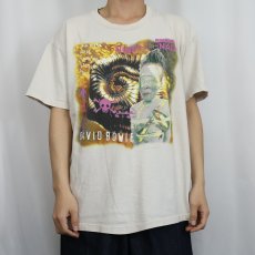 画像3: 90's USA製 NINE INCH NAILS × DAVID BOWIE "OUTSIDE TOUR" ツアープリントTシャツ XL (3)