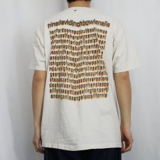 画像4: 90's USA製 NINE INCH NAILS × DAVID BOWIE "OUTSIDE TOUR" ツアープリントTシャツ XL (4)
