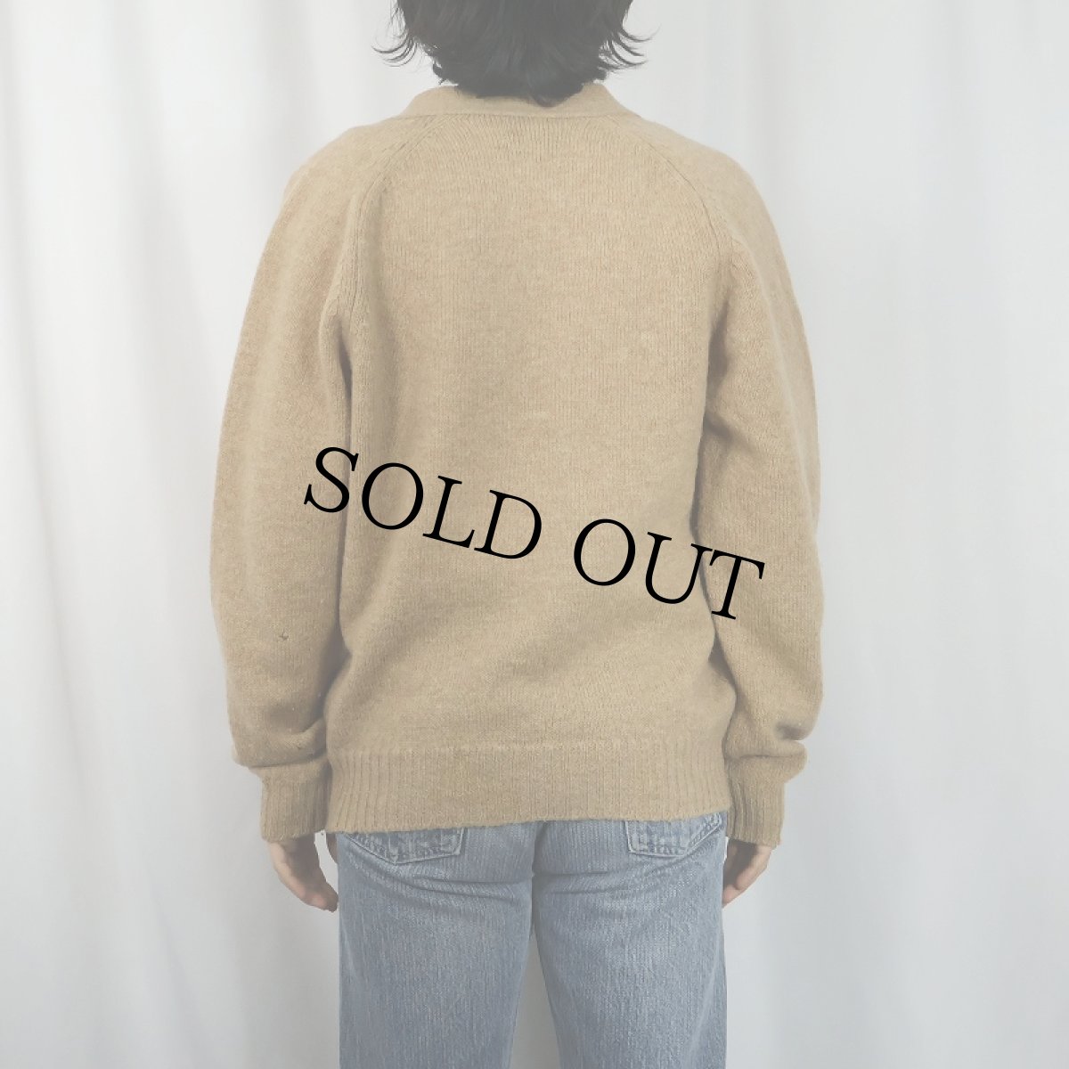 画像3: 70's PENDLETON USA製 ウールニットカーディガン L (3)