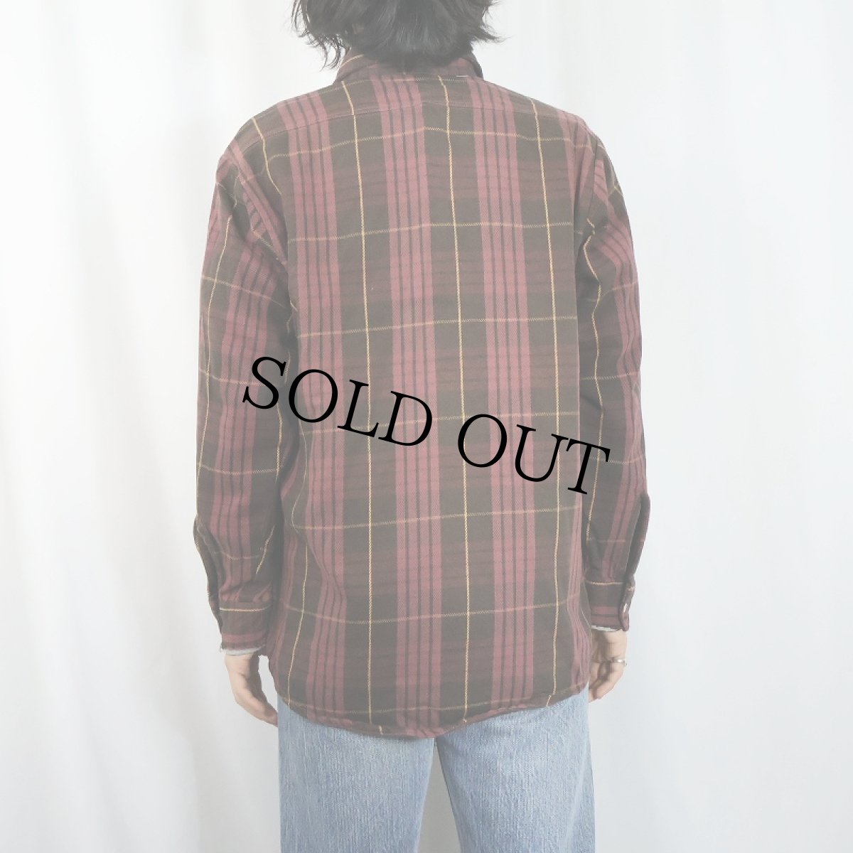 画像3: 80's WINTER RUN USA製 チェック柄 ヘビーネルシャツ  (3)