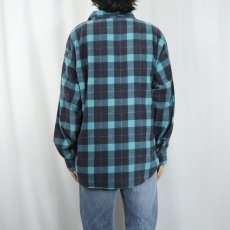 画像3: 70〜80's FIVER BROTHER USA製 プリントネルシャツ XL (3)