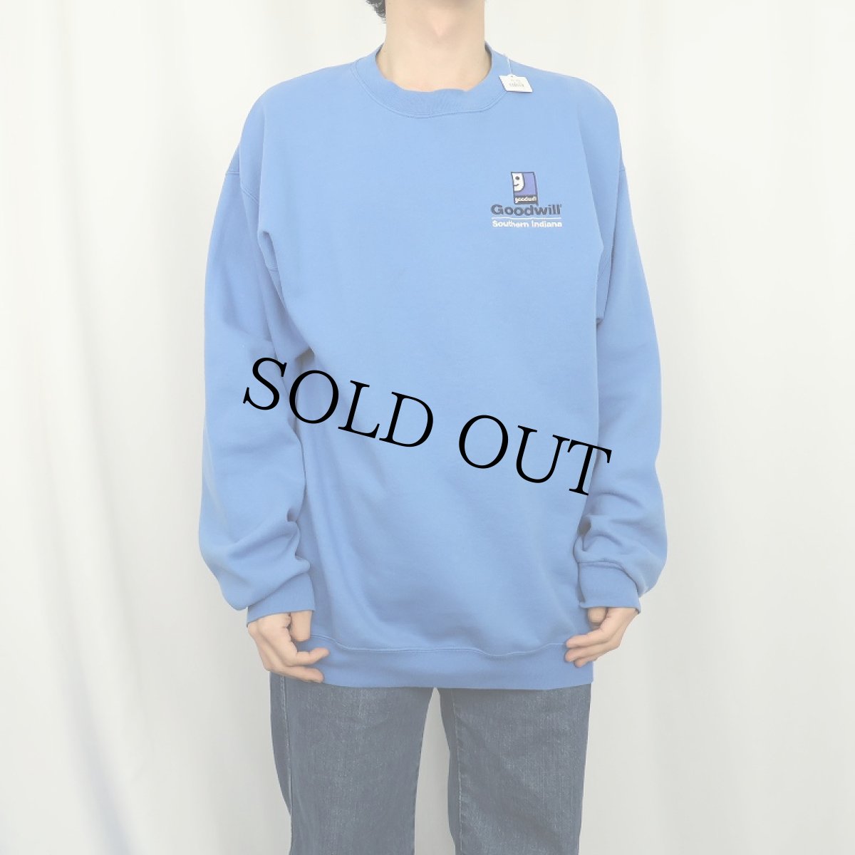 画像2: Goodwill 企業ロゴ刺繍 スウェット L (2)