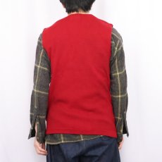 画像3: 60's Bob Allen Gun Club シューティング ウールニットベスト SIZE40 (3)