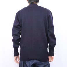 画像3: 40〜50's ニットセーター NAVY (3)