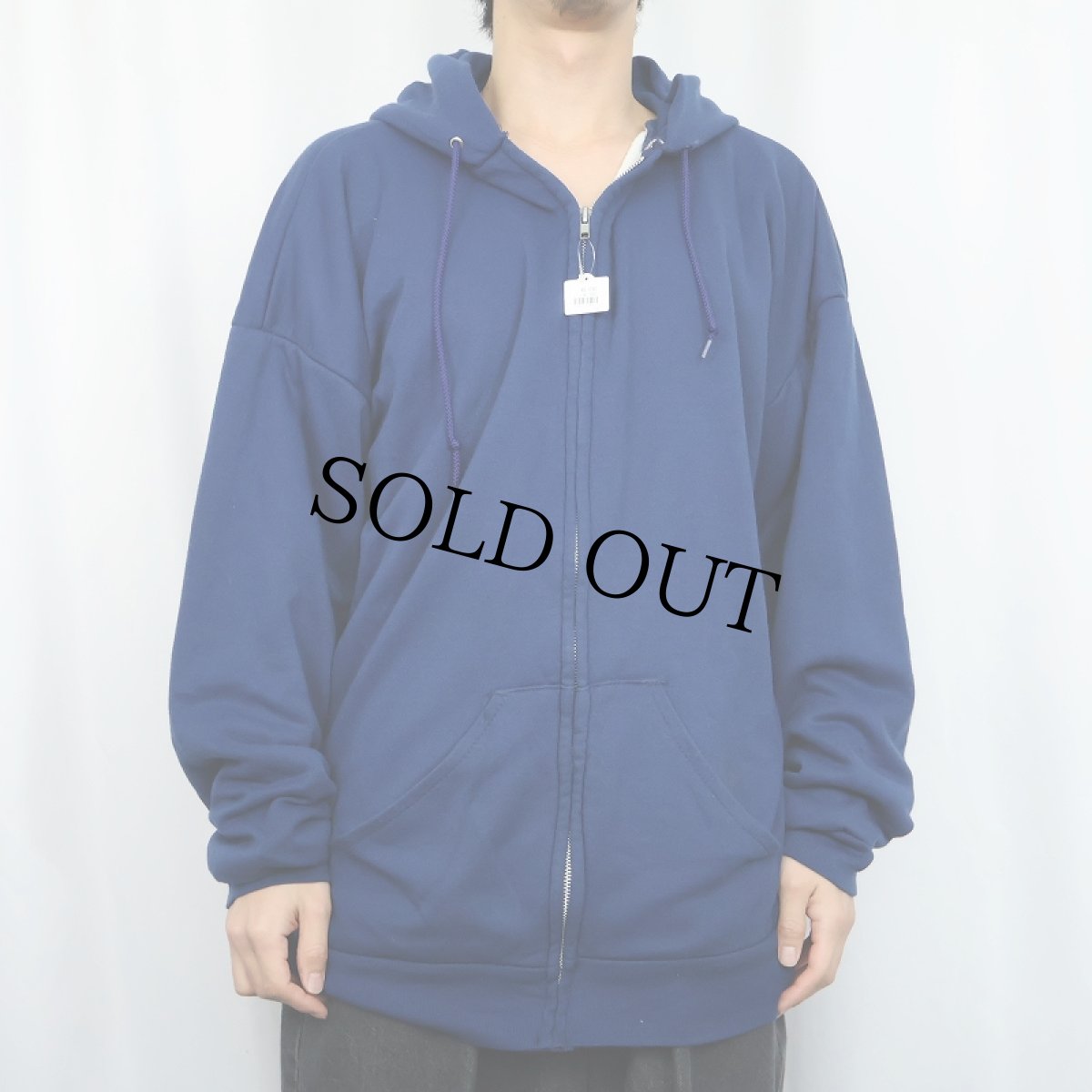 画像2: 〜90's Southwest USA製 スウェットジップパーカー XL (2)