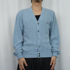 画像2: 80's The Fox JCPenney USA製 アクリルニットカーディガン M (2)