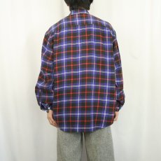 画像3: 90's GAP チェック柄 ライトネルシャツ L (3)