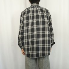 画像3: 80's L.L.Bean USA製 チェック柄 ボタンダウン ライトネルシャツ XL (3)