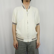 画像2: 60's Hanesport 半袖 スポーツジャケット L (2)