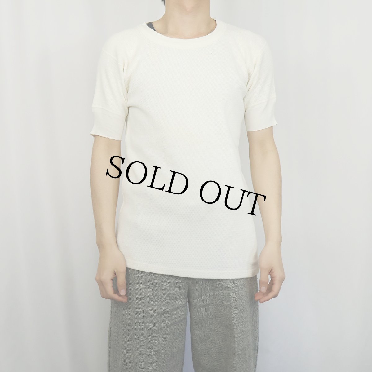 画像2: 60's Sears サーマルTシャツ XL (2)