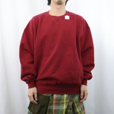 画像2: 90's RUSSELL ATHLETIC USA製 "HIGH COTTON" 前V 無地スウェット XXL (2)