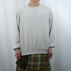 画像2: 90's RUSSELL ATHLETIC USA製 前V 無地スウェット L  (2)