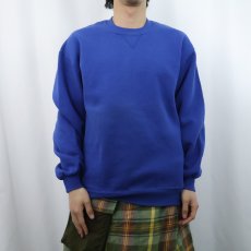 画像2: 90's RUSSELL ATHLETIC USA製 前V 無地スウェット L  (2)