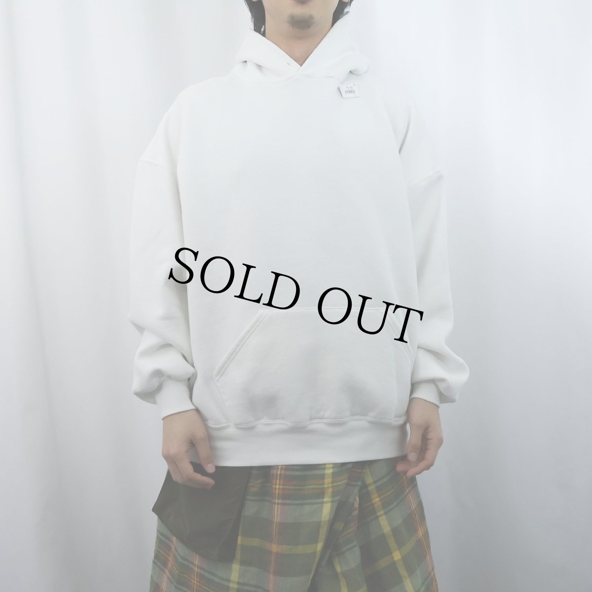 画像2: 90's RUSSELL ATHLETIC USA製 無地スウェットフーディー XXL (2)