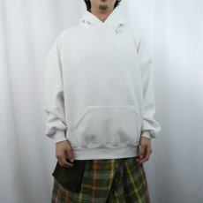 画像2: 90's RUSSELL ATHLETIC USA製 無地スウェットフーディー XXL (2)