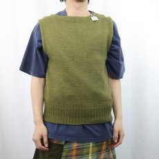 画像2: 40's U.S.ARMY ウールニットベスト (2)