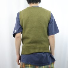 画像3: 40's U.S.ARMY ウールニットベスト (3)