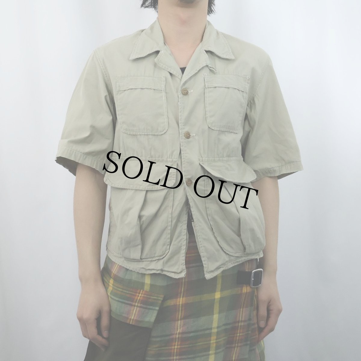 画像2: 50's American Field オープンカラー ハンティングシャツジャケット (2)