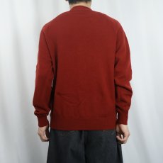画像3: L.L.Bean ウールニットカーディガン M (3)