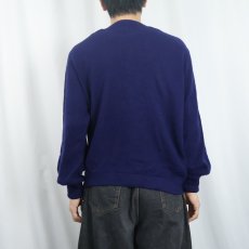 画像3: 70's IZOD LACOSTE アクリルニットカーディガン S (3)