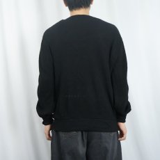 画像3: アクリルニットカーディガン BLACK (3)