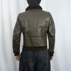 画像3: 80's U.S.NAVY G-1フライトジャケット SIZE36 (3)