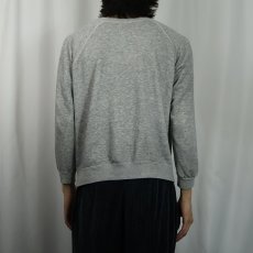 画像3: 80's Disney MICKEY MOUSE 白靴ミッキー キャラクタープリントラグランスウェット (3)