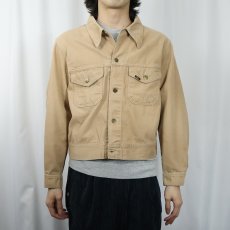 画像2: 70's Lee USA製 モールスキン トラッカージャケット L (2)