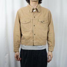 画像2: 70's Lee USA製 モールスキン トラッカージャケット L (2)