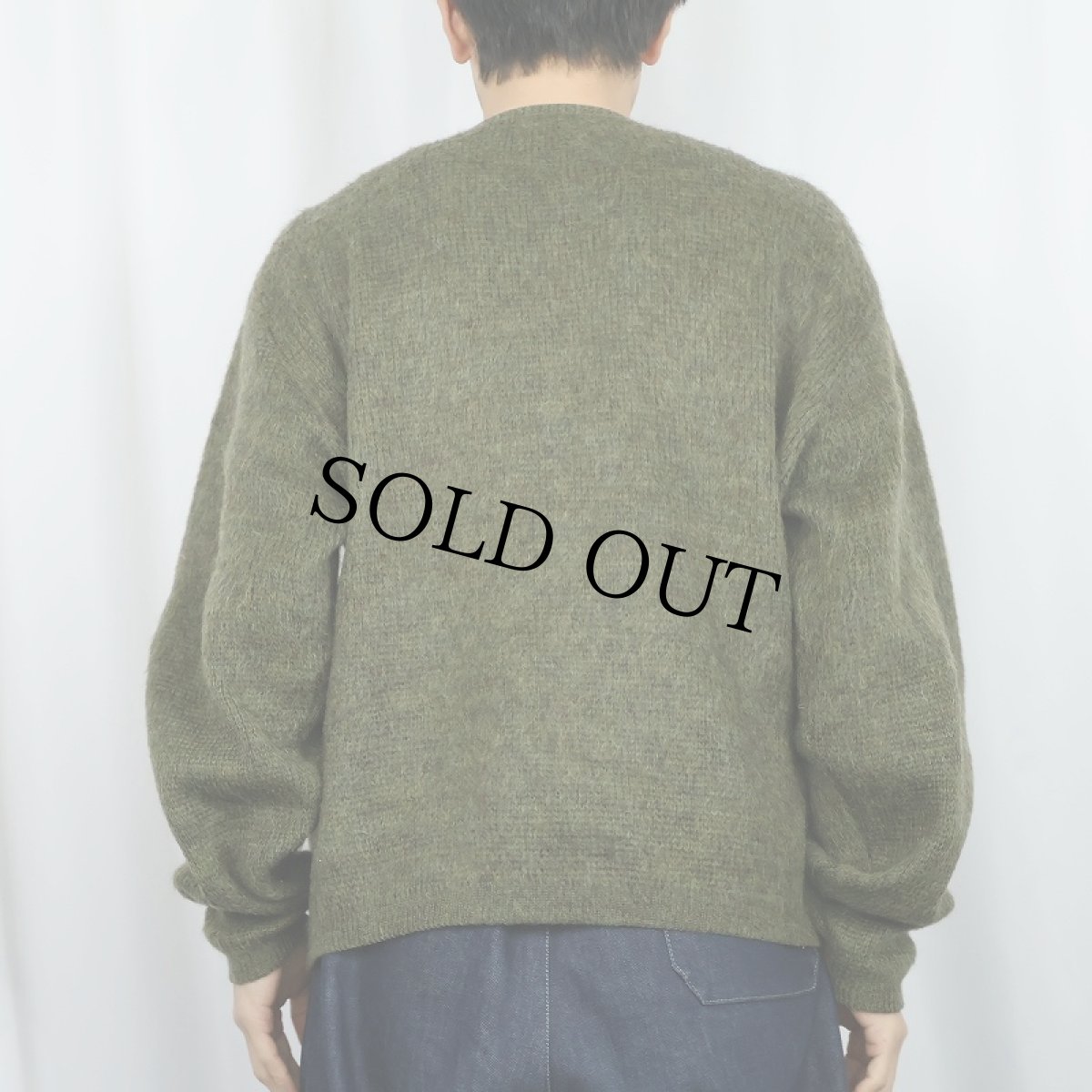 画像3: 60's モヘアニットカーディガン (3)