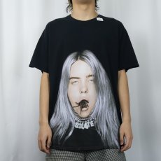 画像2: Billie Eilish "you should see me in a crown" ミュージシャンフォトプリントTシャツ BLACK XL (2)