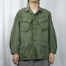画像2: 60〜70's U.S.ARMY U.S.ARMY ジャングルファティーグジャケット 4th MEDIUM-SHORT (2)