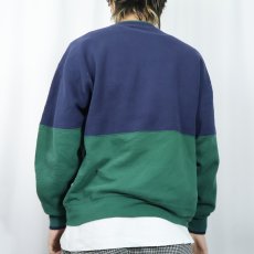 画像3: 90's RUSSELL ATHLETIC USA製 前V 2トーンスウェット XL (3)