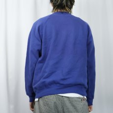 画像3: 80's DISCUS USA製 脇下三角ガゼット インディアンヘッド プリントスウェット L (3)