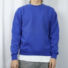 画像2: 80's RUSSELL ATHLETIC USA製 前V 無地スウェット M (2)