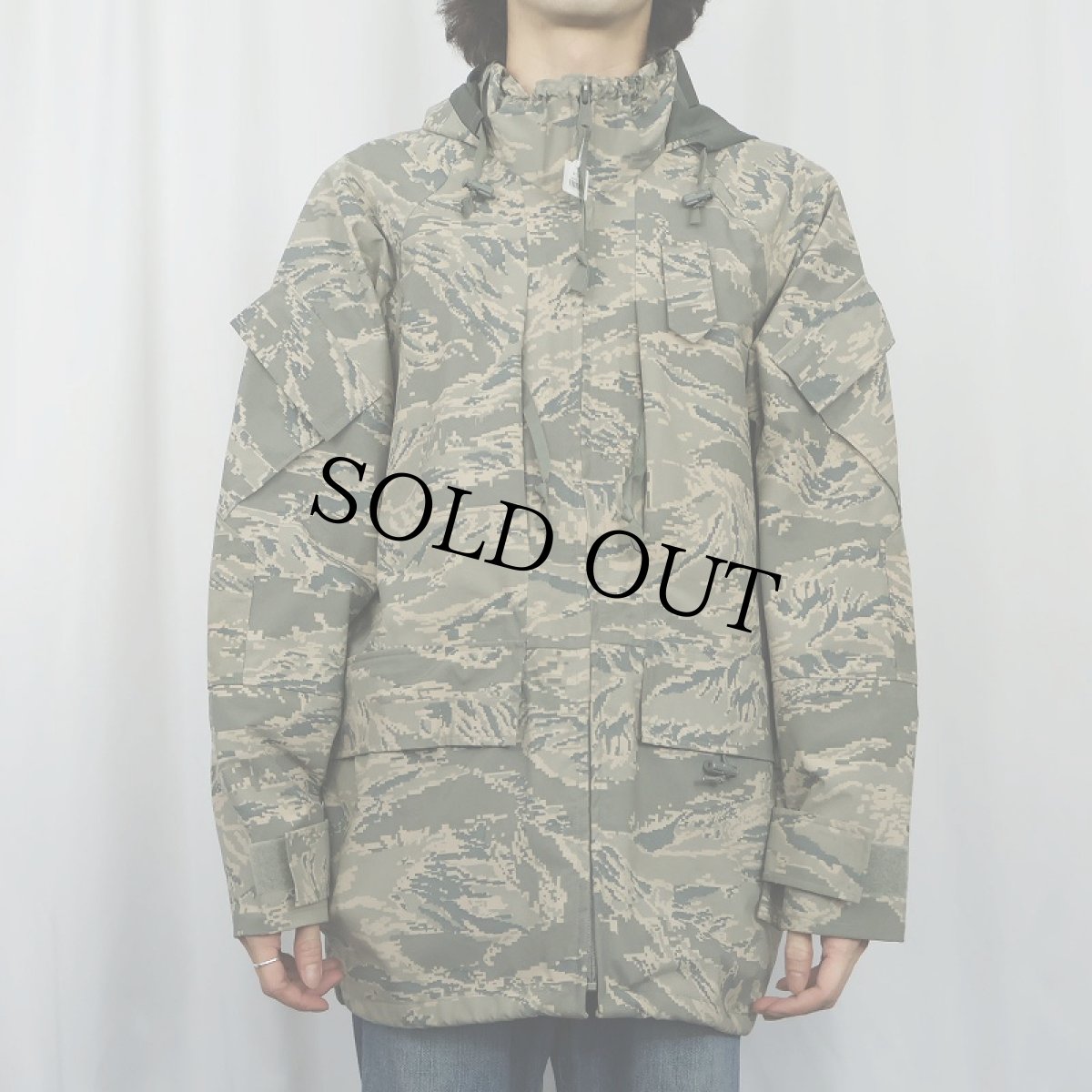 画像2: 00's U.S.AIRFORCE APECS ABUカモ GORE-TEXパーカー LARGE REGULAR (2)