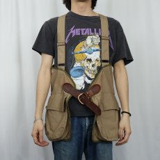 画像2: 80's SQUALTEX RED HEAD コットンハンティングベスト (2)