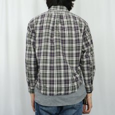 画像3: Ralph Lauren "BLAKE" マドラスチェック柄 コットン ボタンダウンシャツ M (3)