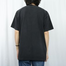 画像3: 90's WALLACE & GROMIT キャラクタープリントTシャツ BLACK XL (3)