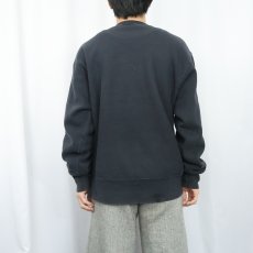 画像3: 90's Lee USA製 "MAINE" プリントスウェット BLACK L (3)