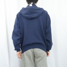 画像3: RUSSELL ATHLETIC スウェットジップパーカー NAVY L (3)