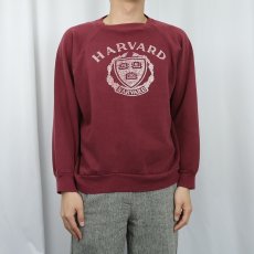 画像2: 80's Champion USA製 トリコタグ "HARVARD" プリントスウェット XL (2)